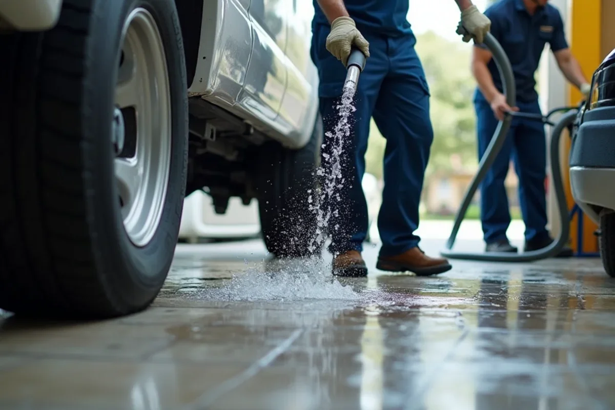 Water damage restoration in Orlando: truck mounted extraction procedure