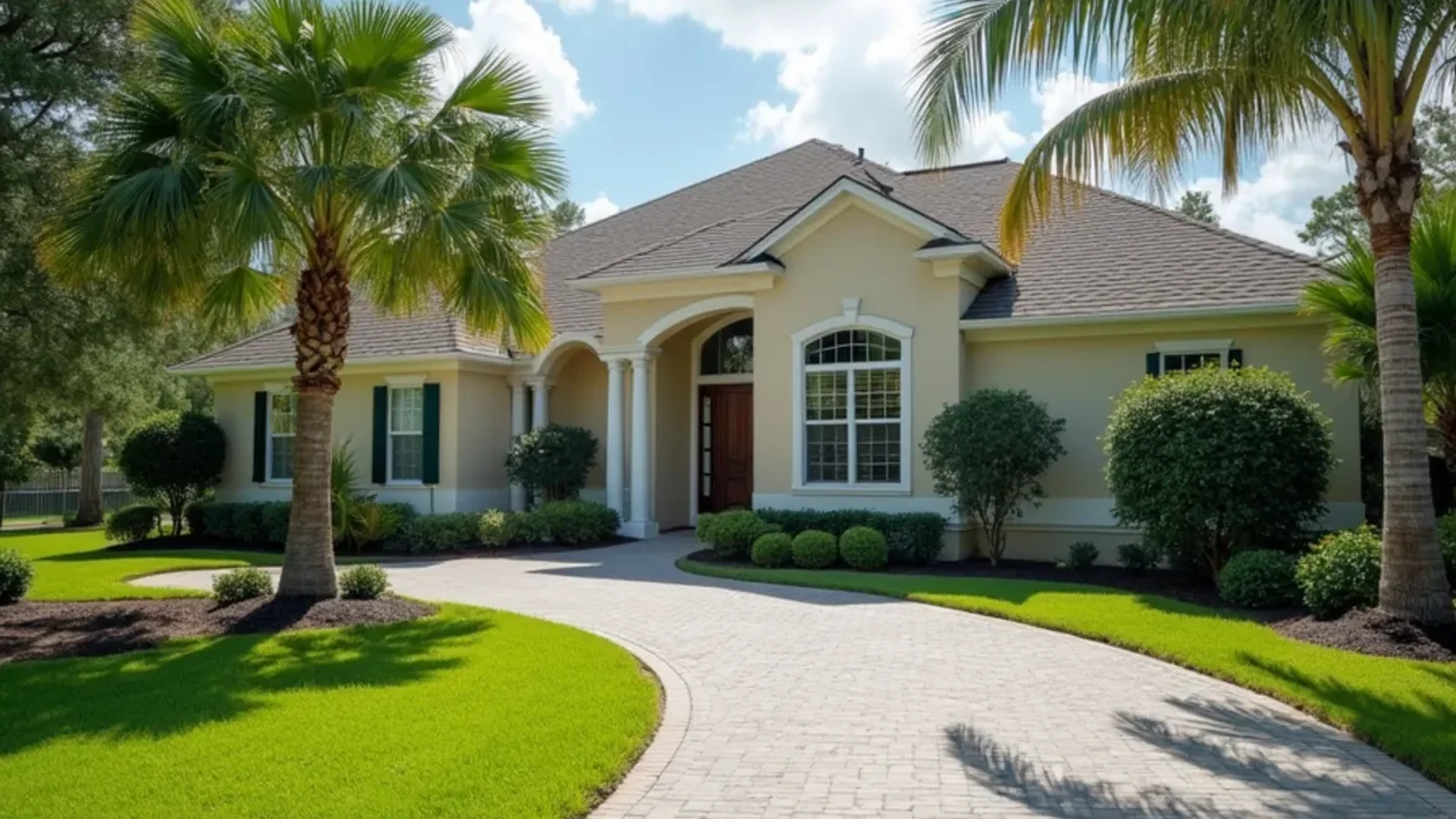 Emergency water damage restoration and structural drying technician working in a Williamsburg FL home